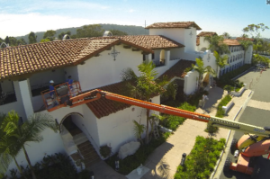 Painting a resort in Carlsbad, San Diego County